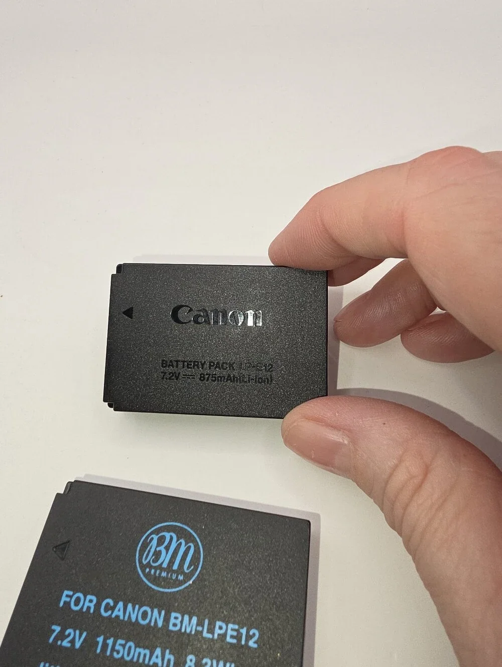 Canon LP-E12 rechargeable lithium-ion camera batteries